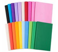 40 papeles de regalo oloreados de 35 x 50 cm, 20 colores diferentes de papel de regalo decorativo, adecuado para envolver regalos y proyectos de manualidades