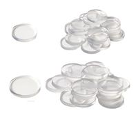 40 parachoques de mesa de vidrio transparente de 3 mm de espesor, no adhesivos