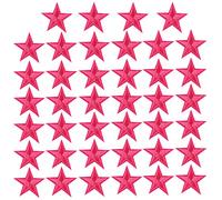 40 parches bordados para planchar, bonitos accesorios de costura, parches bordados de 5 estilos de estrellas, bonitos apliques de costura pequeños para ropa, chaquetas, sombreros, zapatos, mochilas