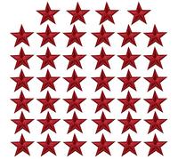 40 parches bordados para planchar, bonitos accesorios de costura, parches bordados de 5 estilos de estrellas, bonitos apliques de costura pequeños para ropa, chaquetas, sombreros, zapatos, mochilas
