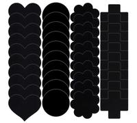 40 parches desechables invisibles para pezones para mujeres, parches autoadhesivos para pezones en forma de corazón, flor redonda, cruz invisible, parches para pezones desechables para mujeres