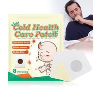 40 Parches para Aliviar la Tos, Parche para el Cuidado de la Salud en Frío, Tiras Nasales para la Rinitis, Suaves, Transpirables Y Agradables a la Piel para Toser, Congestión Nasal, Secreción Nasal, D