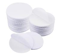40 Pares Velcro Adhesivo Fuerte Redondo, 50Mm Belcro Adhesivo Doble Cara Fuerte, Velcro Doble Cara, Velcros Adhesivos Redondo Para Alfombra Coche, Bricolaje, Cocina, Cojín De Sofá, Pared, Puerta