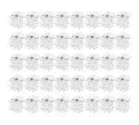 40 Partes De Clips De Rasguños De Tres Cabezas Transparentes, Rasguños De Tres Cabezas De 1, 5 Cm, Clips De Mini Cabello, Pequeños Clips De Cabello, Clips Para El Cabello Para Niños.