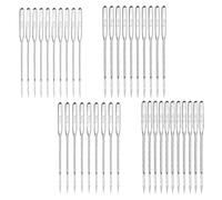 40 PCS Agujas para máquina de coser, unidades, universales, resistentes, para máquina de coser Brother Janome Singer, 75/11, 80/12, 90/14, 100/16, accesorios para máquinas de coser