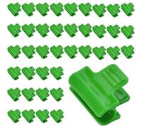40 PCS Plastic Greenhouse Clips 11mm Reusable Greenhouse Film Clips Non-Slip Greenhouse Gardening Tool for Greenhouse Shed Gardening Fruit Vegetables