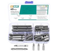 40 Pcs Puntas PH, Puntas Destornillador, Puntas Atornillador Imantadas, PH1 PH2 PH3 Juego de Puntas para Atornillador de Seguridad de Precisión Magnética de 1/4 Pulgadas Hexagonal