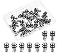 40 Pcs Soporte Baldas Armario, 6x18mm Soporte Balda Madera, Metal Clavijas de Soporte de Estantes, Soporte para Baldas de Madera, Soporte de Baldas, Soporte Estantería para Armario Libreria