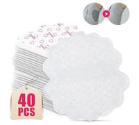 40 Piezas Almohadillas Sudor, Almohadillas de Sudoración para Axilas, Cómodo y Invisible Parches Antisudor Axilas, Protector Antitranspirante para Sudor y Olor para Hombres y Mujeres