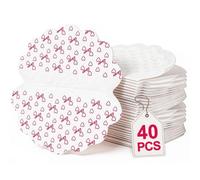 40 Piezas Almohadillas Sudor Axilas, Almohadilla de Axila Autoadhesiva, Protección Antimanchas de Sudor para Mujeres y Hombres-Invisibles y Cómodos para las Axila, Protege Tus Prendas