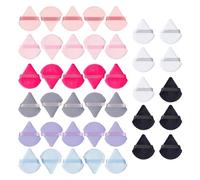 40 Piezas De Bocanado De Triángulo, Esponja De Maquillaje, Mini Bocanada, Herramientas De Maquillaje, Bocanada Portátil