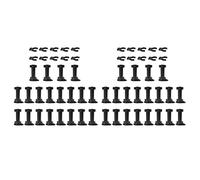 40 piezas de patas ajustables para muebles, patas de armario con clips para patinete, para cocina y baño.