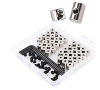 40 piezas de sujeción de pines y cierre de cierre con llave, broche seguro, herramienta de sujeción, accesorios para hacer joyas, cerraduras