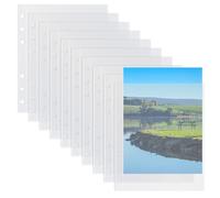 40 Piezas Fundas Plastico A5 Para Carpetas De 6 Anillos, 21 X 15.3cm, Sin Cremallera, Impermeable, ProteccióN Contra Polvo, Para Fotos, Postales, Paquetes De Semillas, Papel, Expedientes, Documentos