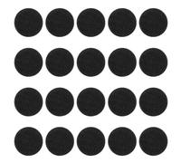 40 Piezas Hook And Loop Dots Adhesivos Negros de 2,5cm