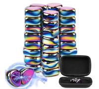 40 Piezas Imanes de Hematita Magnéticos de Ajedrez, Piedras Irregulares Imanes de Nevera Imanes, para Reunión Familiar, Camping, Oficina, Viajes, Gomice