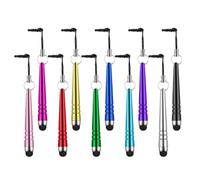 40 Piezas Lápiz Capacitivo Forma de Bate de Béisbol, Plástico | Compatible Pantallas Táctiles y Teléfonos, Diseño Compacto Fácil de Guardar, Uso Estilo Aleatorio