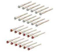 40 Piezas Mandril de Tornillo, Base de Aleación Plata | Juego de Mandriles para Tornillos, Cambio Fácil de Discos de Corte, para Taller Metalúrgico y Madera Estilo Aleatorio