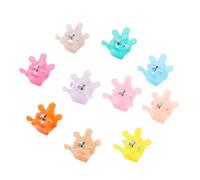 40 Piezas Mini Pinzas Pelo de Resina Ligeras para Bebés | Adorables Horquillas Pequeñas, Estilo Princesa, Resina, Forma de Tiara, Accesorio Ligero para Peinados