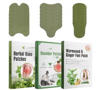 40 Piezas Parche Alivio del Dolor de Rodilla, Parches Dolor Rodilla, Parche para Alivio Dolor de Cuello, Efecto de Larga Duración, Calentamiento de Yeso Herbal, para la rodilla/espalda/cuello/hombro