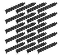 40 Piezas Placa de Cubierta de Ranura Pci de Perfil | Diseño Corto para Ranuras Pcie, Ajuste para Cajas PC de Sobremesa, Mejora Flujo de Aire y Protege Polvo