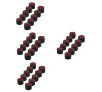 40 Piezas Polea De Presión Del Eje De Plástico Reproductor De Casetes Estéreos Rodillo De Presión Para Audio Pletina De Casete Rodamiento De Rodillos Para Video Black El Plastico Abaodam