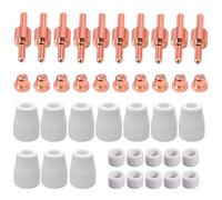 40 Piezas PT31 Consumibles Plasma, Accesorios Cortadora de Plasma, Antorcha Cortador Plasma Kits para CUT-40 CUT-50D CT-312 (Estándar)