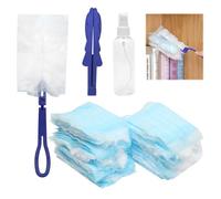 40 Piezas Recambios de Plumero para Limpieza, Plumero Atrapapolvo Desechable con Asas, Plumero Duster con Botella de Spray para Hogar, Oficina, Coche