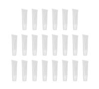 40 Piezas Tubo de Bálsamo Labial 10g de Plástico Transparente | Decantar Lociones y Protector Solar, Uso en Viaje y Gimnasio, Diseño Liso sin Olor