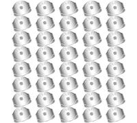 40 Piezas Tuercas De Pendientes Plata De Ley 925,Respaldos De Aretes De Plata De Ley,Tuercas Pendientes De Ley,Cierres De Pendientes De Vástago De Plata De Mariposa,Redondo