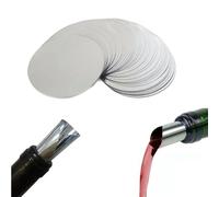 40 Piezas Vertedor de Vino, Vertedores de Aluminio para Vino, Reutilizable Láminas Antigoteo para Disco, Boquillas Antigoteo Accesorios, Vertidor de Vino Sin Goteo Ayuda para Verter