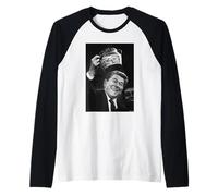 40º Presidente de los Estados Unidos, Ronald Reagan, 1980 por Michael Grecco Camiseta Manga Raglan