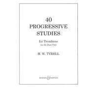 40 Progressive Studies: Trombone (Bass Clef).