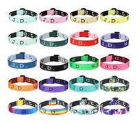 40 pulseras WWJD What Would Jesus Do pulseras religiosas cristianas pulseras de amistad coloridas pulseras tejidas para hombres, mujeres, niños, niñas, 20 estilos