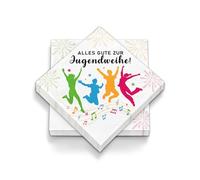 40 servilletas decorativas para fiestas juveniles, servilletas para decoración de mesa, todo lo bueno para la consagración juvenil, decoración para fiestas (33 x 33 cm)