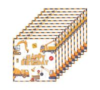 40 servilletas excavadoras, servilletas de cumpleaños infantiles, se pueden utilizar para cumpleaños infantiles, actividades al aire libre para padres e hijos (33 cm x 33 cm)