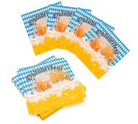 40 servilletas Oktoberfest bávaras para fiesta bávara, Oktoberfest, decoración de mesa de Múnich, Oktoberfest, jardín, festival, tienda de cerveza