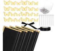 40 Sheets Flower Wrapping Paper Set Flower Bouquet for Mother'S Day We