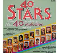 40 STARS singen und spielen 40 der schönsten Melodien der Welt / CLUBAUFLAGE / 1982 / Klapp-Bildhülle / Polydor # 295881 und SR INTERNATIONAL # 295899 / Deutsche Pressung / 12" Doppel Langspiel Schallplatte
