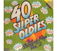 40 Super Oldies-Story of Pop Vol.2 (1975) - Johnny/Hurricanes, Jet Harris and Tony Meehan, Crispian St. Peters, Brian Poole.. / Vinyl record [Vinyl-LP]