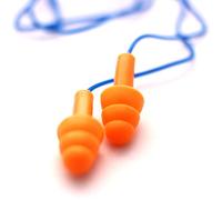 40 tapones para los oídos de espuma Sillicone Rocket, 20 pares de tapones para los oídos sin cable (naranja, NRR23/SNR27bd)