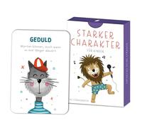 40 tarjetas de fuerza para niños - Descubre tus características y fortalezas de carácter, tarjetas de imagen fortalezas, tarjetas de personaje diseñadas con cariño, tarjetas para confianza y atención