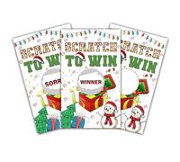 40 tarjetas divertidas de Navidad para rascar, juegos de rascar para la familia, juego de vacaciones para fiesta de Navidad, A01