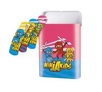 40 tiras de tiritas, semitransparentes, reutilizables, caja de zinc, 2 unidades