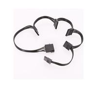 40 Uds 4Pin Ide A 5 15Pin Cable Divisor de Fuente de AlimentacióN de Disco Duro para DIY PC Sever 18AWG 4 Pines A 15 Pines de AlimentacióN