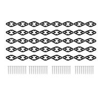 40 Uds 86mm Toma de Corriente Enchufe Pared Interruptor Casete Inferior Conjunto Fijo Ahorro Energía Reparador