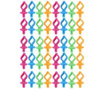40 Uds abrazadera de control de hilo de coser Clips de soporte de bobina de silicona coloridos para mantener las colas de hilo de bobina