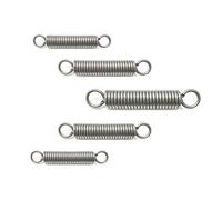 40 uds. Acero Inoxidable 304 muelles de tracción con gancho,0.8 * 9 * 25mm