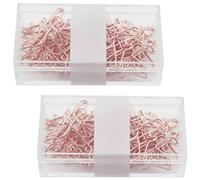 40 Uds Clip de de Metal para aviones, Clip organizador de archivos de 38x30mm, marcadores de página, Clips para documentos, cuaderno, Clips de artesanales