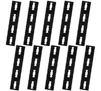 40 Uds Espaciadores Eléctricos, Espaciadores Tornillos Espaciadores de Tomacorrientes Eléctricos Espaciadores de Receptáculos de Interruptores para Electricidad Doméstica e Industrial (Negro)